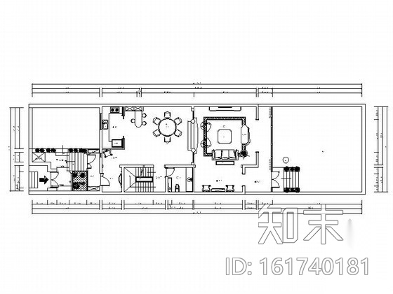 [北京]海淀区某三层别墅奢华欧式装修图cad施工图下载【ID:161740181】