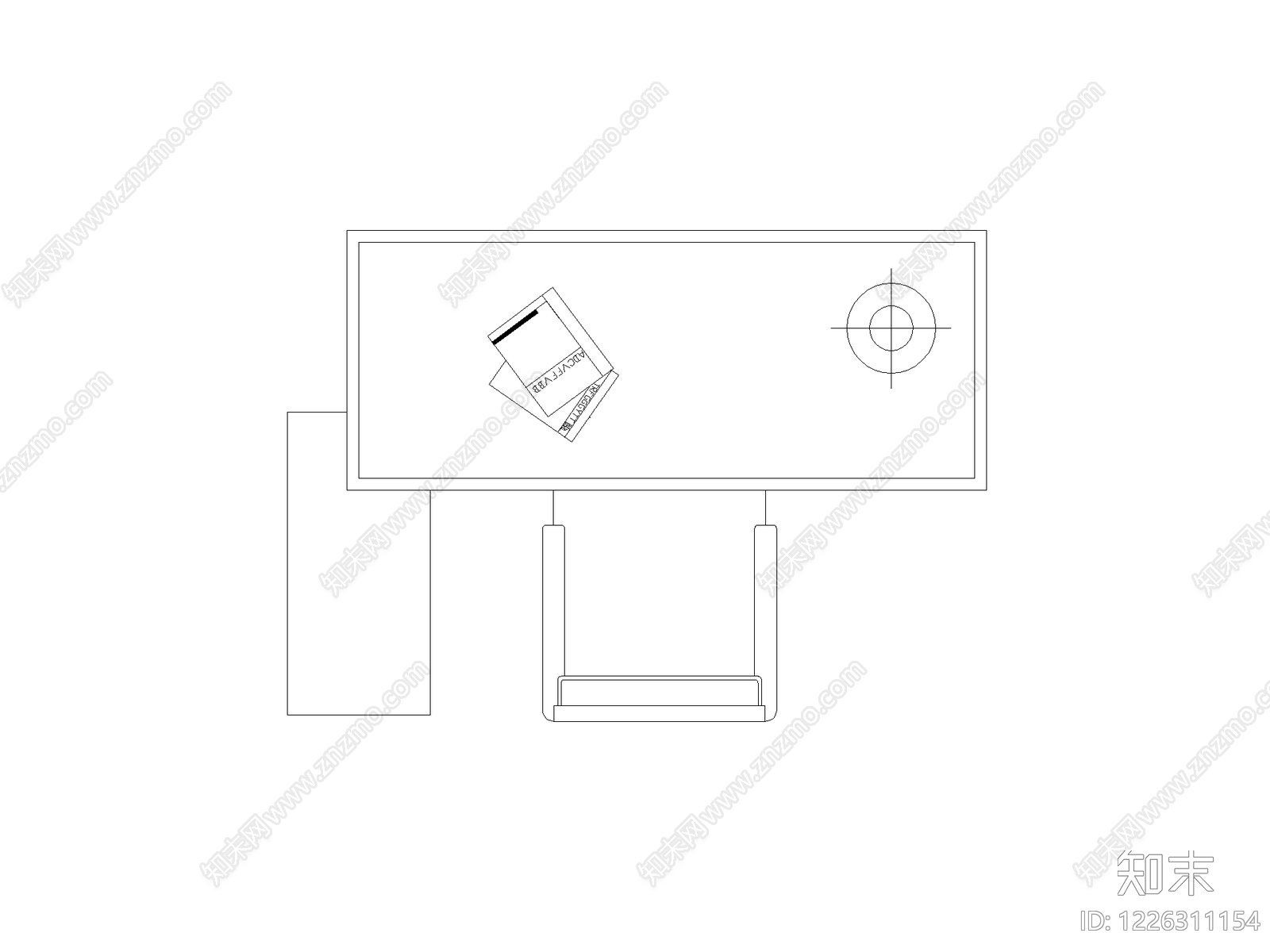 桌子cad施工图下载【ID:1226311154】