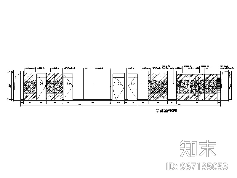 [四川]成都现代风格办公室设计CAD施工图（含效果图）施工图下载【ID:967135053】