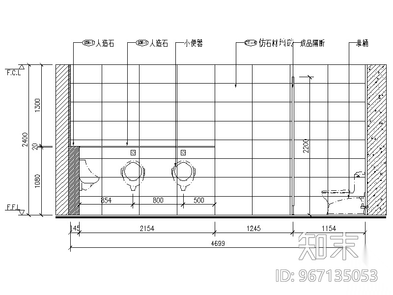 [四川]成都现代风格办公室设计CAD施工图（含效果图）施工图下载【ID:967135053】