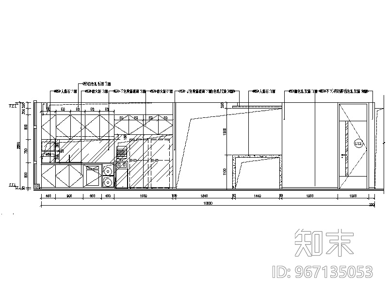 [四川]成都现代风格办公室设计CAD施工图（含效果图）施工图下载【ID:967135053】