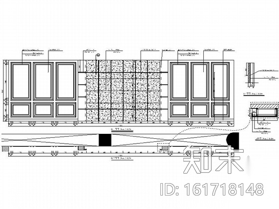 451平米高端家具品牌专卖店展厅装修施工图下载【ID:161718148】