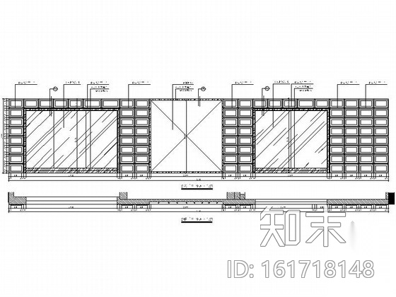 451平米高端家具品牌专卖店展厅装修施工图下载【ID:161718148】