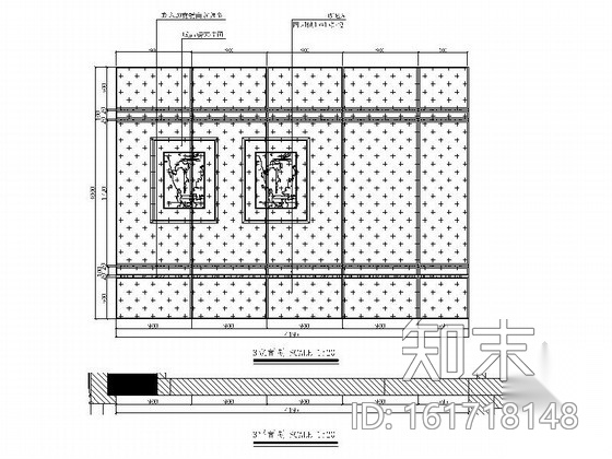 451平米高端家具品牌专卖店展厅装修施工图下载【ID:161718148】