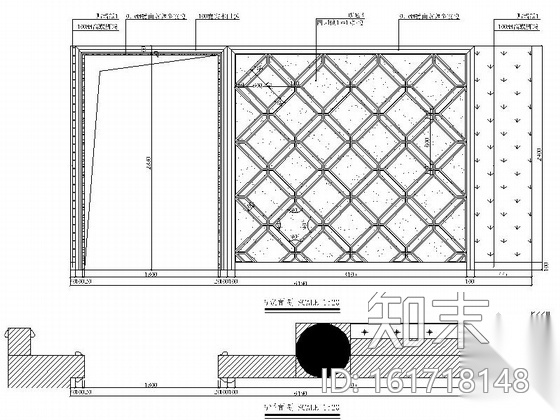 451平米高端家具品牌专卖店展厅装修施工图下载【ID:161718148】