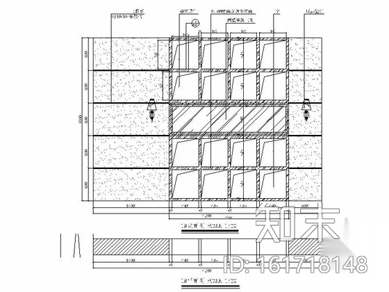 451平米高端家具品牌专卖店展厅装修施工图下载【ID:161718148】