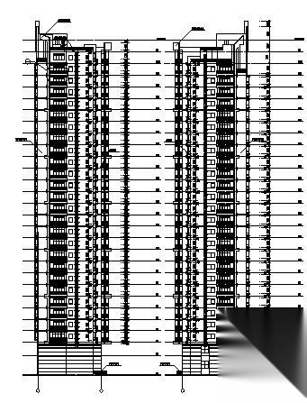 某二十六层框剪结构商住楼建筑方案图cad施工图下载【ID:149850190】