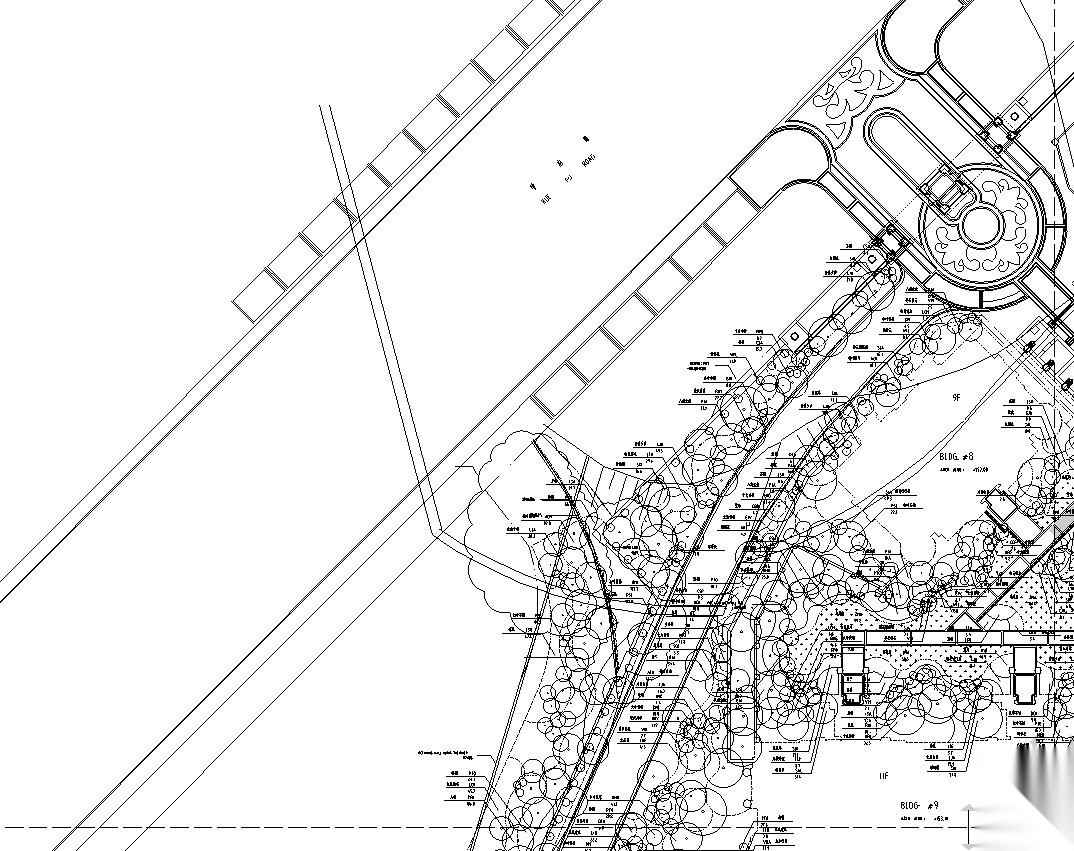 [河南]法式新古典住宅区植物CAD施工图施工图下载【ID:161035105】