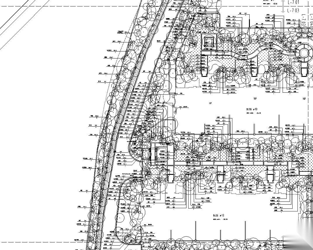 [河南]法式新古典住宅区植物CAD施工图施工图下载【ID:161035105】