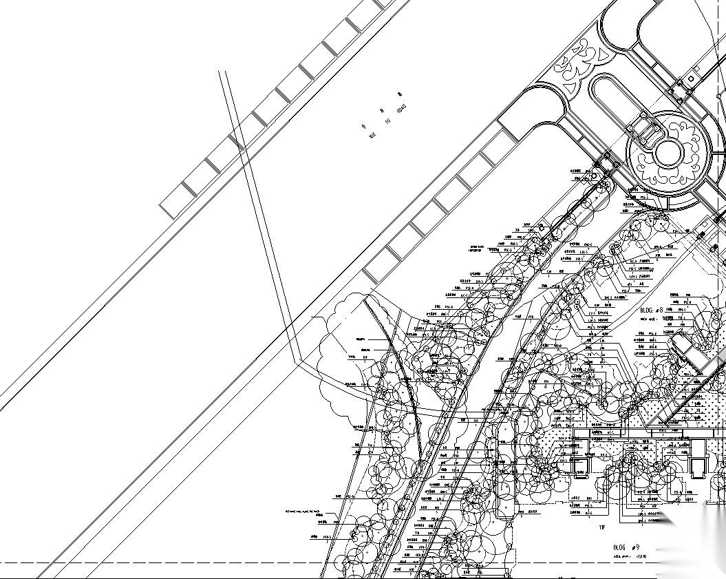 [河南]法式新古典住宅区植物CAD施工图施工图下载【ID:161035105】