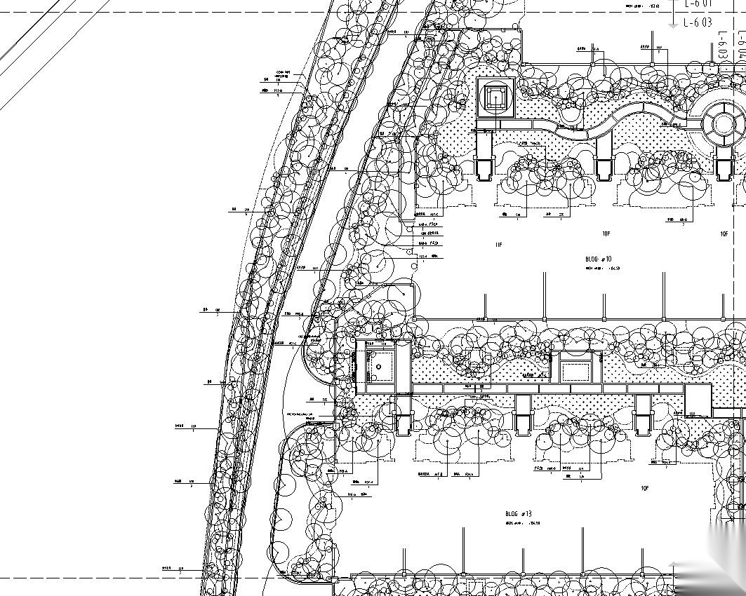 [河南]法式新古典住宅区植物CAD施工图施工图下载【ID:161035105】