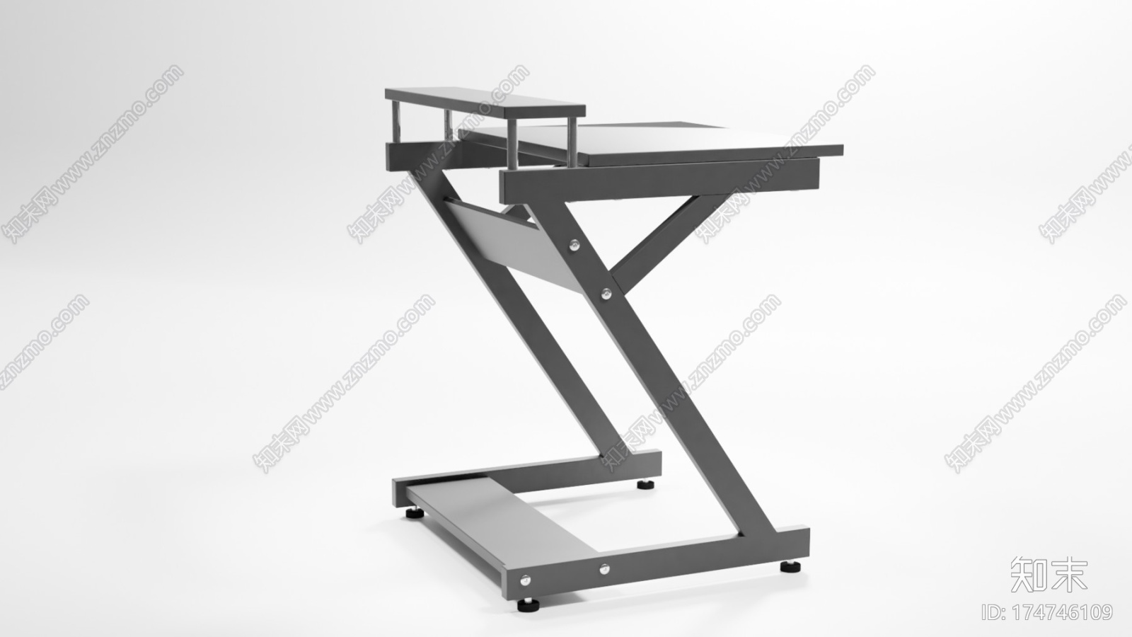 电脑桌CG模型下载【ID:174746109】