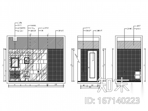 [广东]豪华娱乐KTV包厢室内设计施工图（含效果）cad施工图下载【ID:167140223】