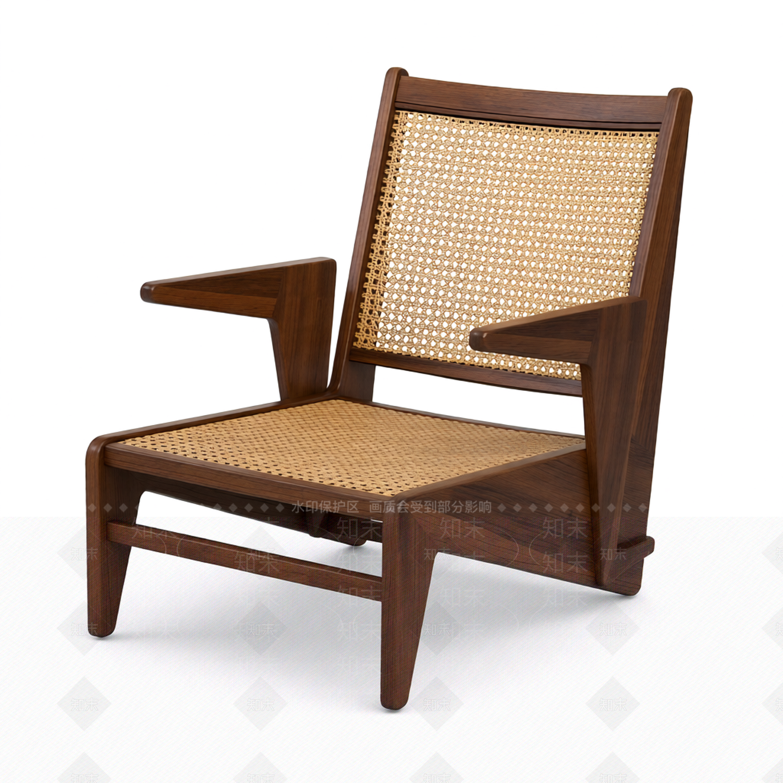 编织面木质椅子3D模型下载【ID:1206197135】