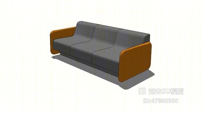 多人沙发SU模型下载【ID:47690300】