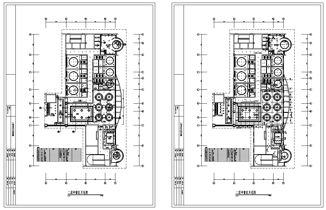 某1000平米中餐厅室内装修装饰设计竣工图（90张）cad施工图下载【ID:161750120】