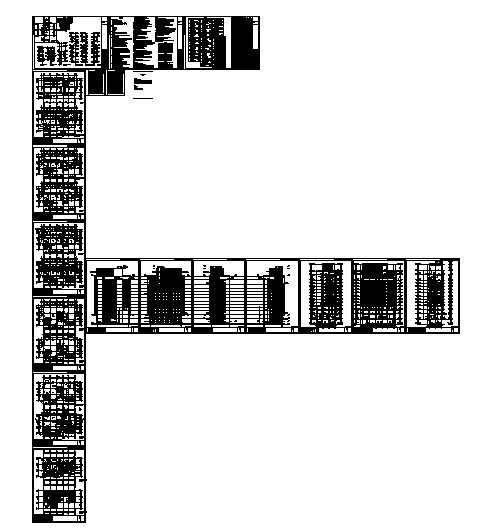 沈阳某十二层商务中心建筑结构电气电讯水暖消防施工图cad施工图下载【ID:151463175】