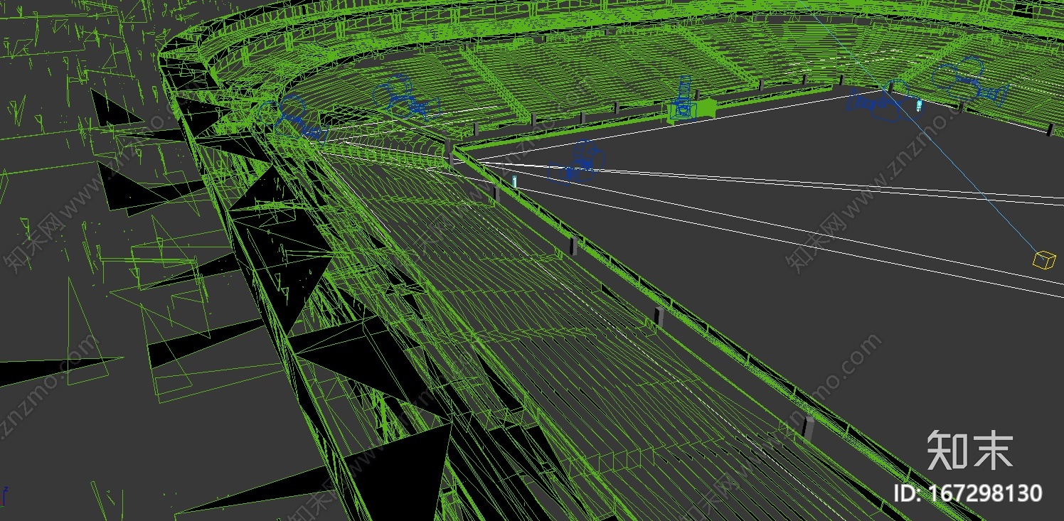 足球场CG模型下载【ID:167298130】