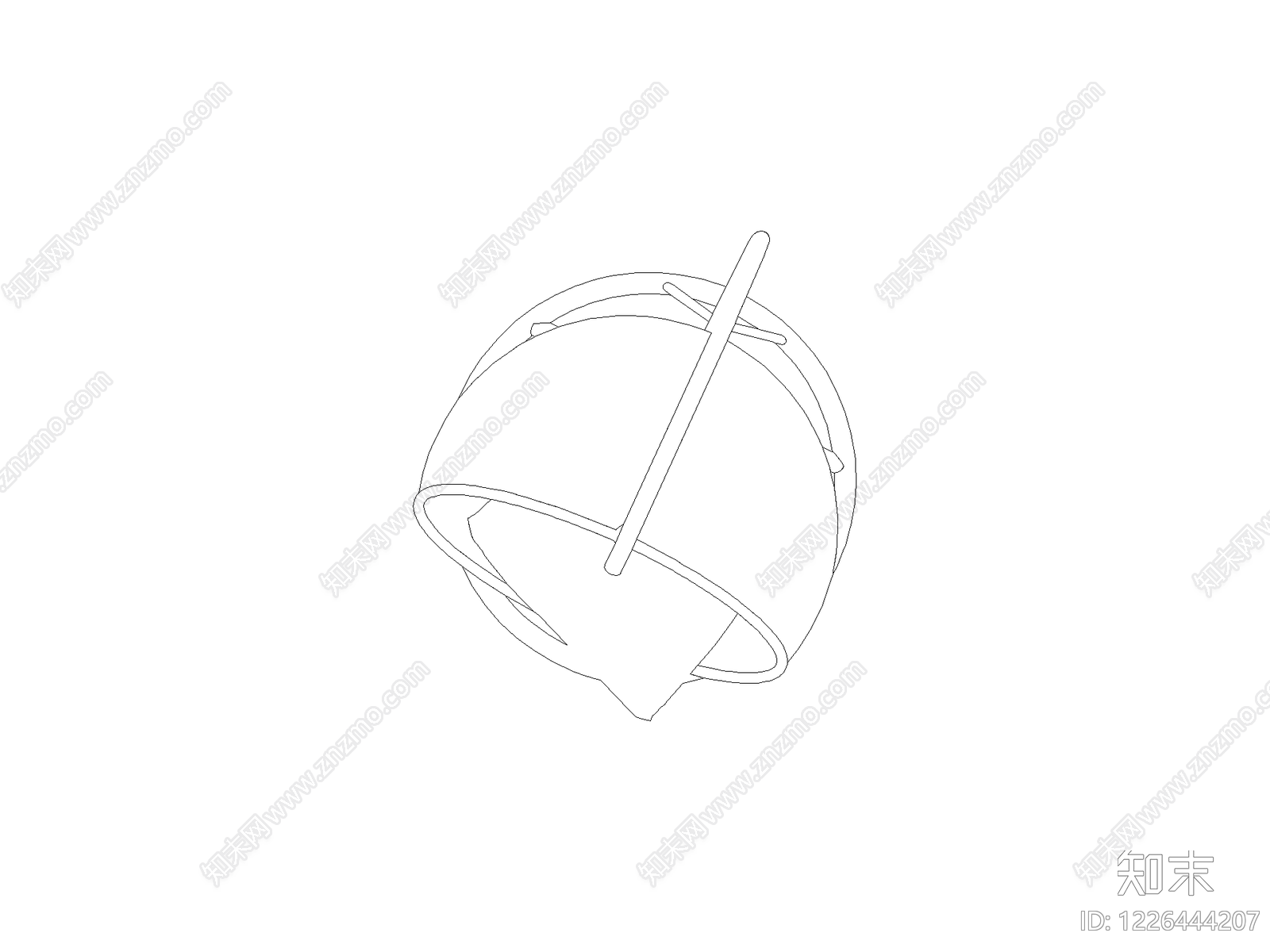 现代椅子CAD图纸