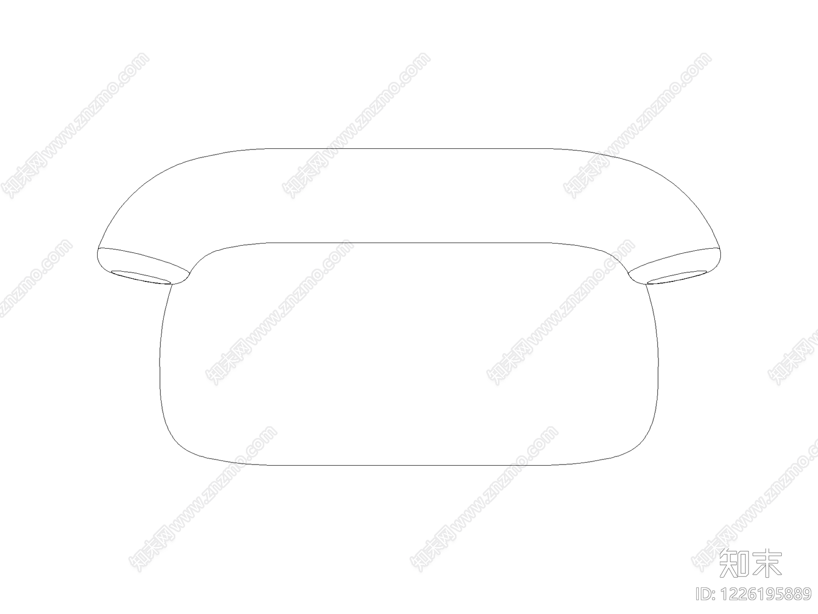 沙发cad施工图下载【ID:1226195889】