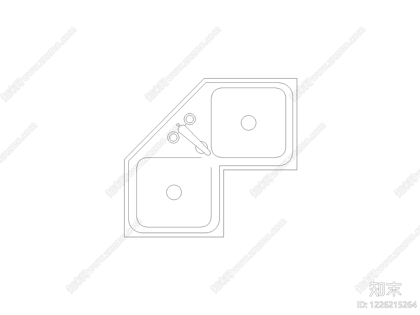 厨房设施CAD图纸