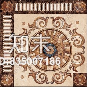 地面贴图印象凡尔赛风格地面拼花围边效果图二贴图下载【ID:835007186】