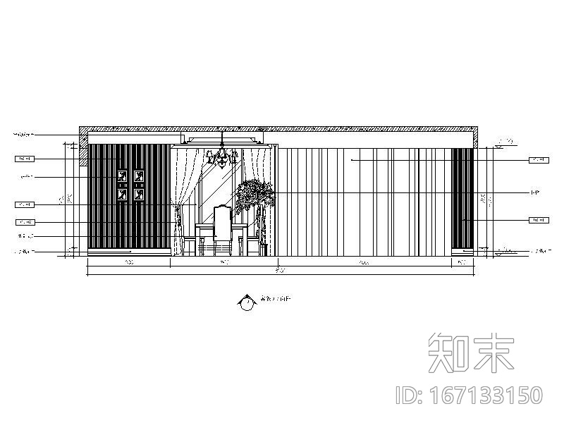 [重庆]露天院馆小户型2居室室内设计CAD施工图cad施工图下载【ID:167133150】