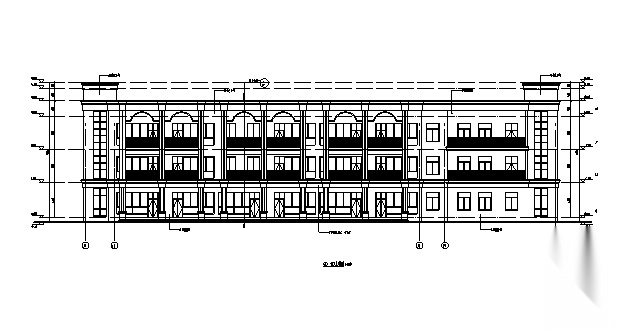 [上海]儿童活动中心及商业、地下车库建筑施工图（全专...cad施工图下载【ID:160588152】