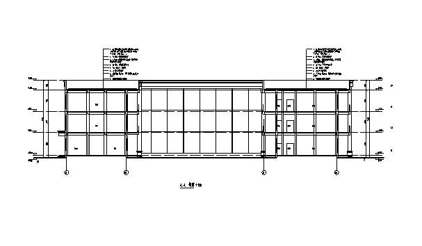 [上海]儿童活动中心及商业、地下车库建筑施工图（全专...cad施工图下载【ID:160588152】