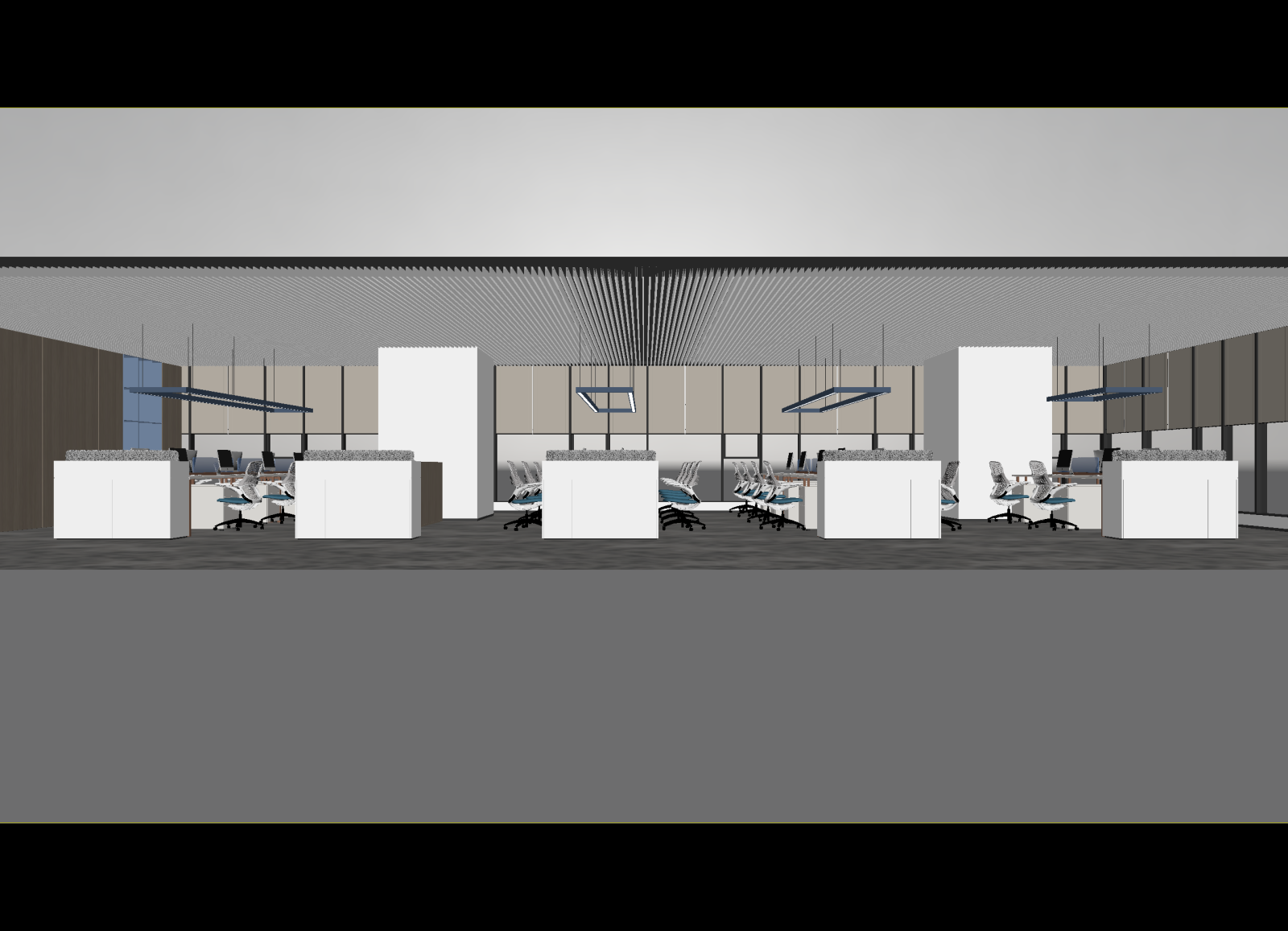 现代办公区3D模型下载【ID:1215043834】
