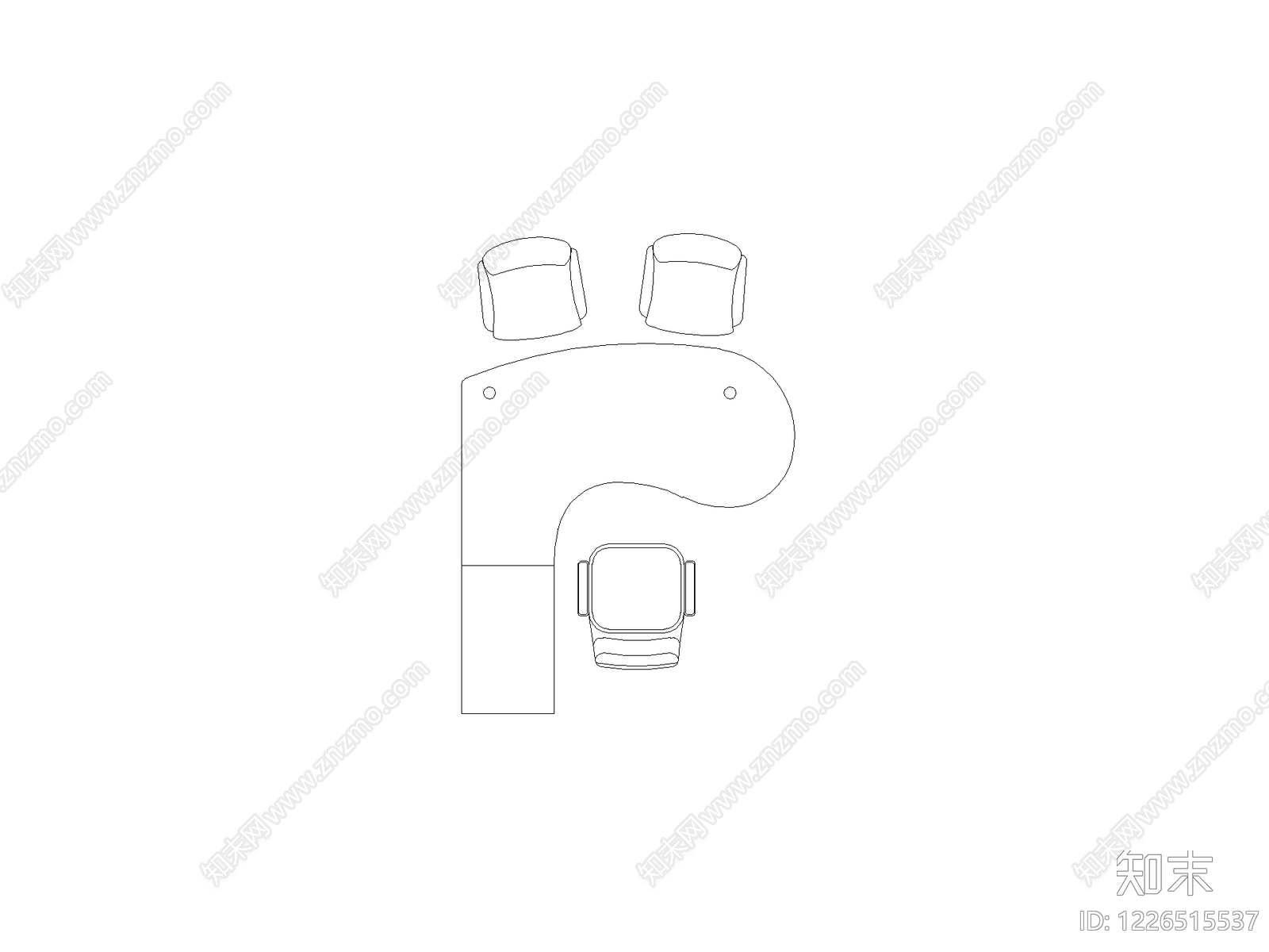 沙发CAD图纸