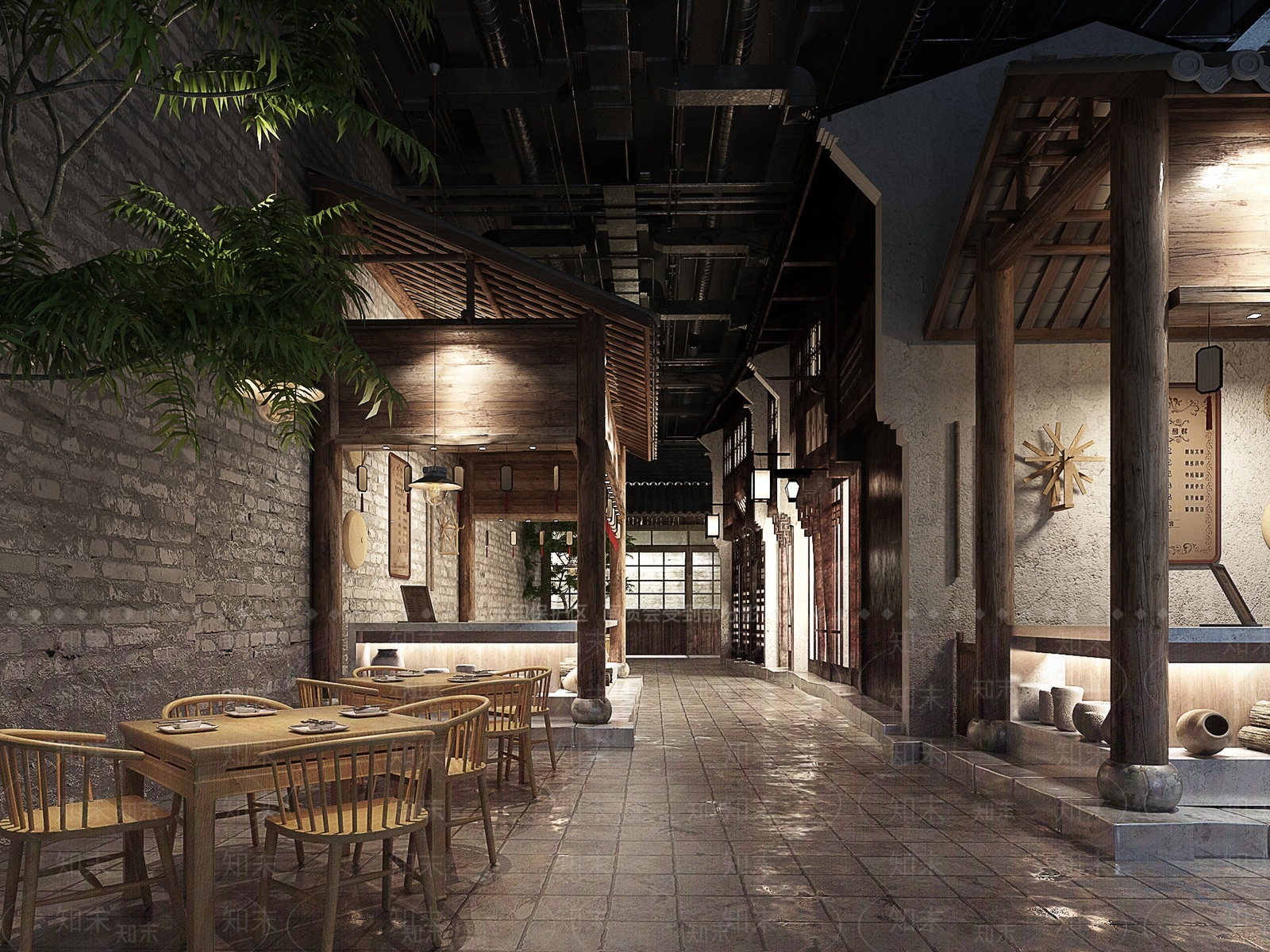 自然风民宿3D模型下载【ID:981324097】