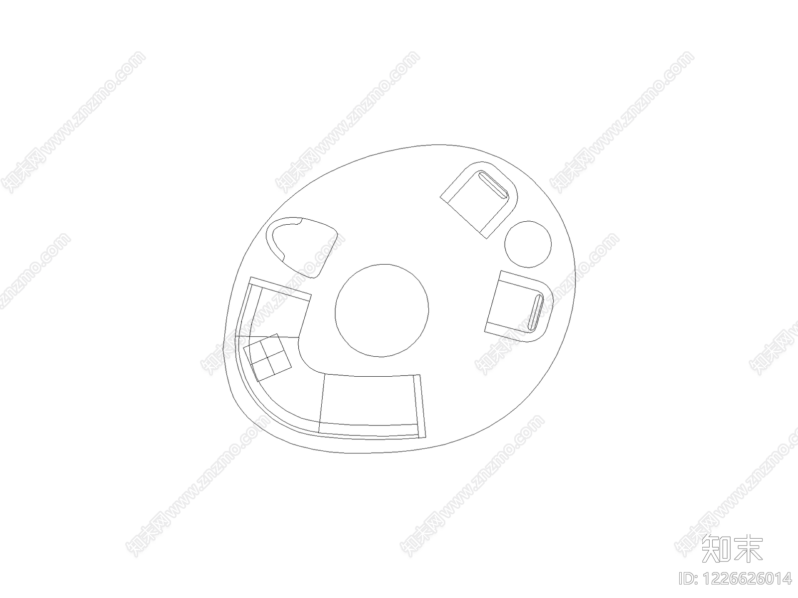 现代,意式沙发CAD图纸