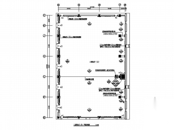 [吉林]特色蒙古族风情五星级酒店宴会厅室内装修施工图（...施工图下载【ID:167137157】