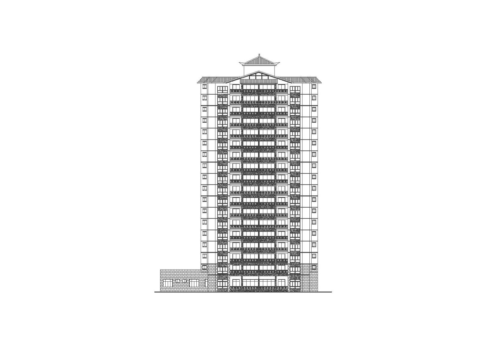 [福建]永安居住建筑设计整套施工图与节能报告书（CAD+文...施工图下载【ID:149556137】