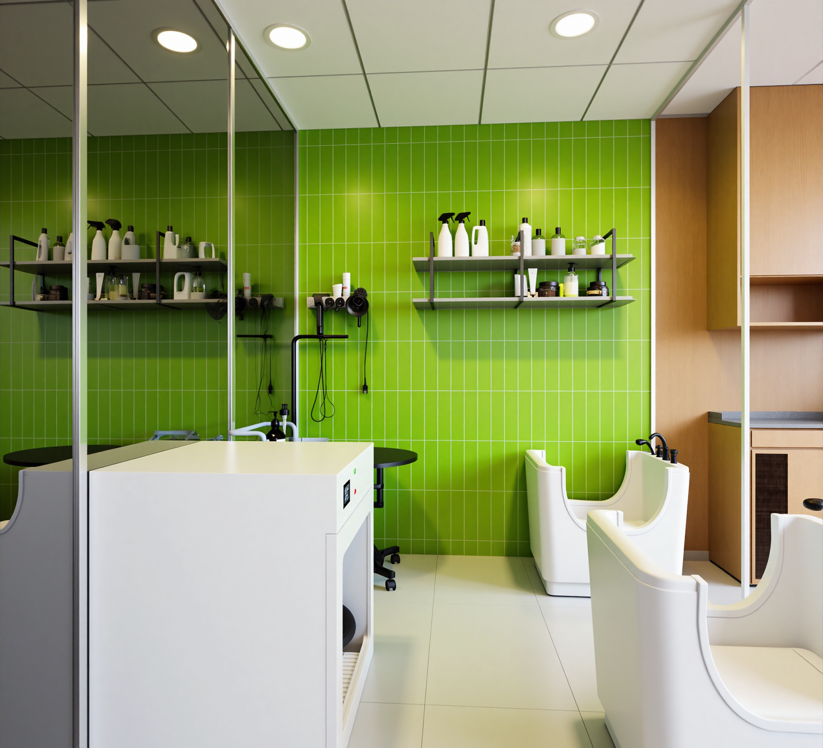 现代美发店3D模型下载【ID:1215048921】