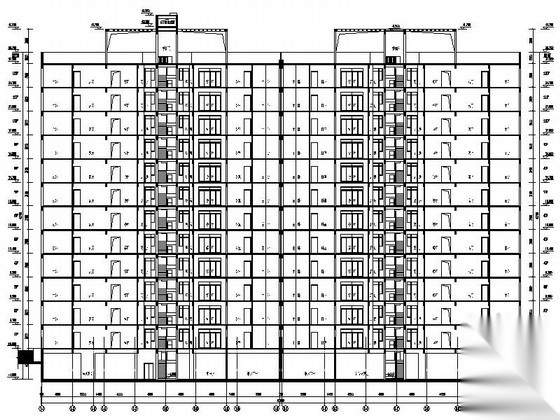 [广东]现代风格高层住宅安置区规划设计施工图cad施工图下载【ID:167056104】