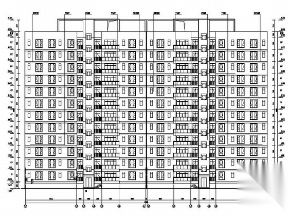 [广东]现代风格高层住宅安置区规划设计施工图cad施工图下载【ID:167056104】