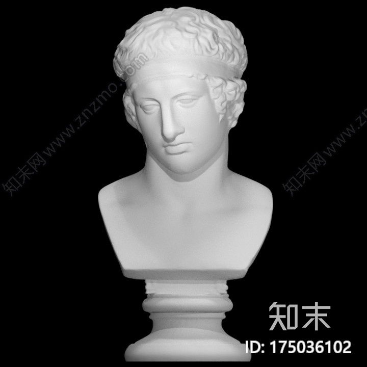 迪亚杜梅诺斯式半身像3d打印模型下载【ID:175036102】