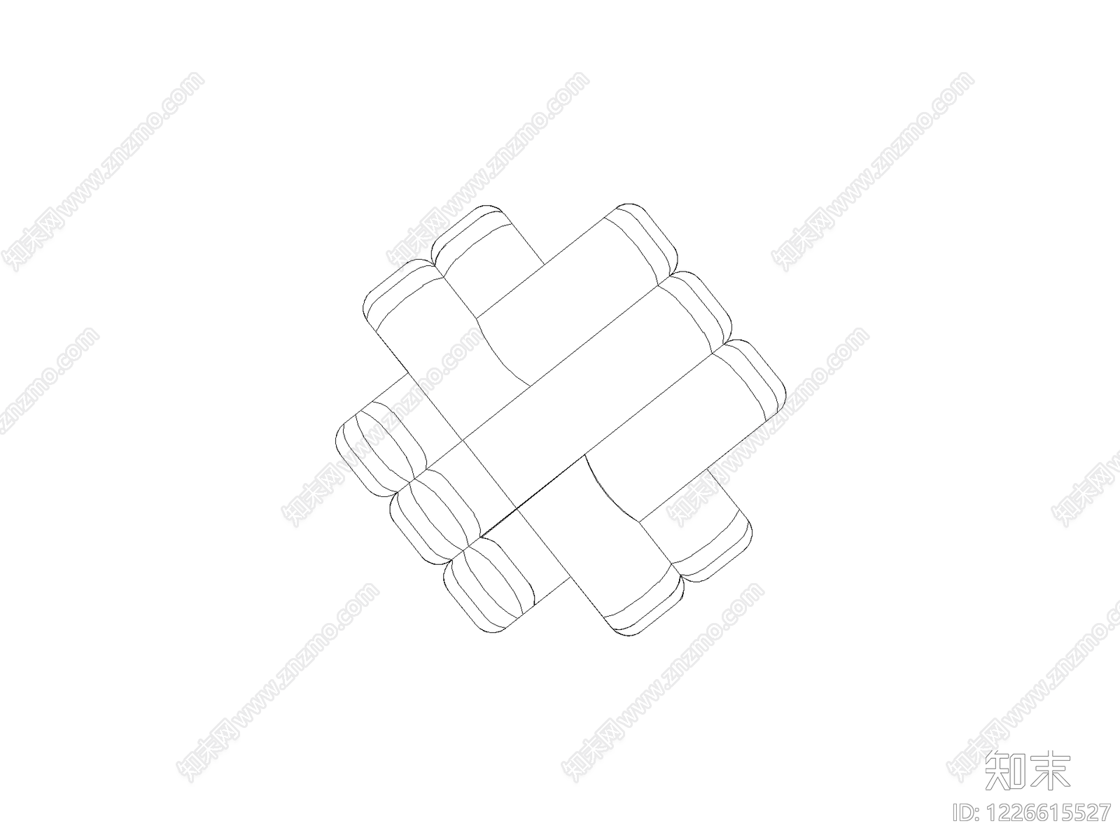 五金管件CAD图纸