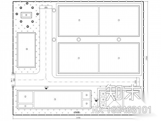 50-600t污水厂工艺流程及平面图集cad施工图下载【ID:165463101】