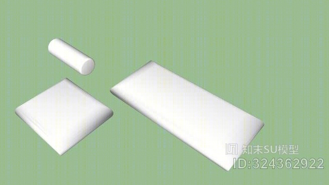 枕头SU模型下载【ID:324362922】