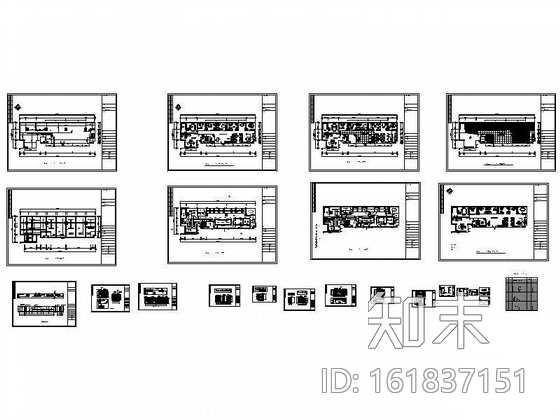 [温州]某办公空间层设计方案cad施工图下载【ID:161837151】