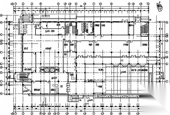 浦江镇120号配套商品房H地块公建社区中心建筑方案图cad施工图下载【ID:166573112】