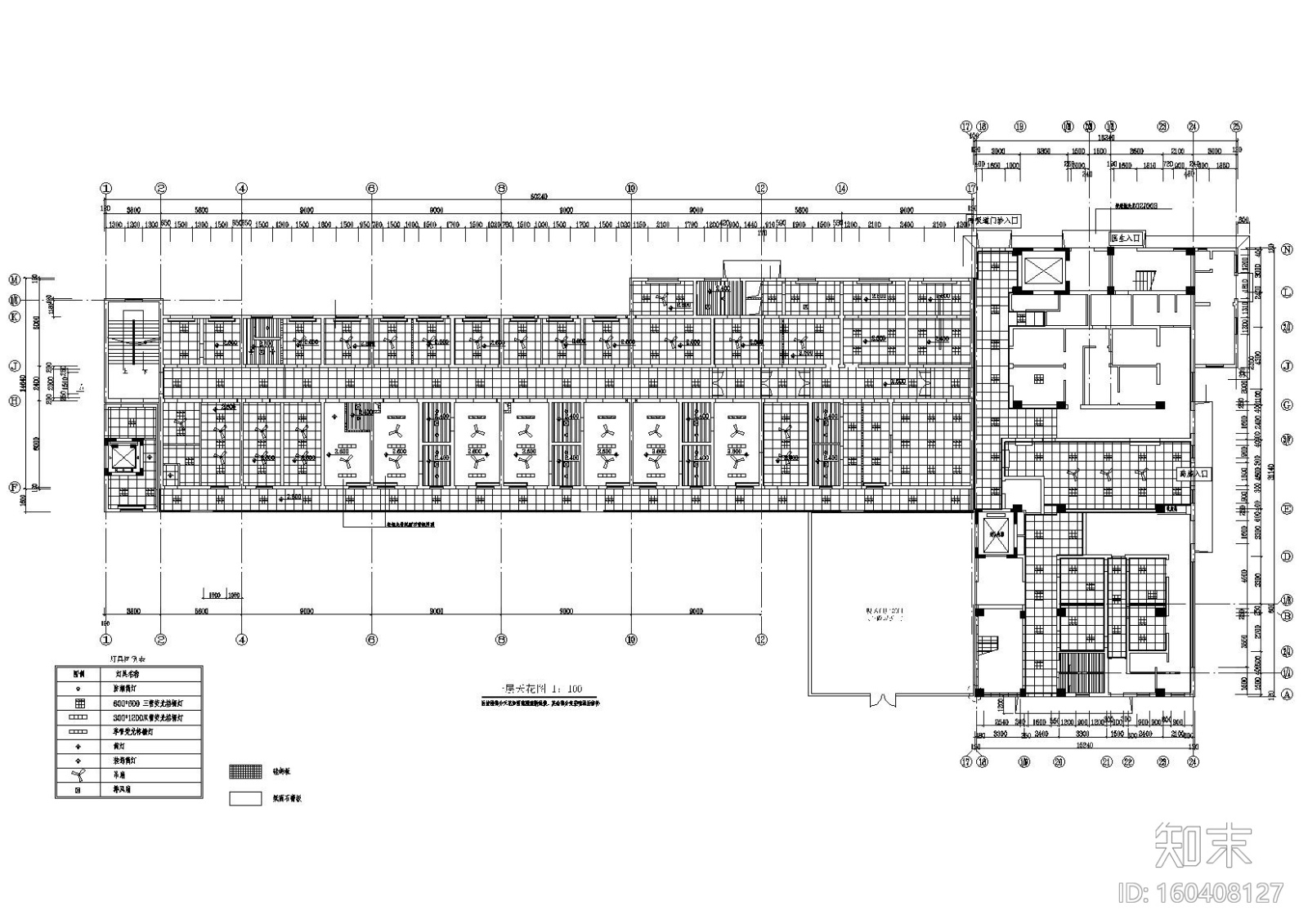 [上海]浦东新区传染病医院住院医技楼施工图cad施工图下载【ID:160408127】