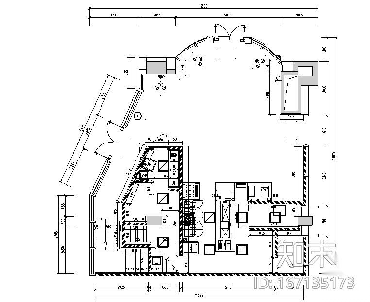 汉堡王重庆杨家坪店施工图&效果图&预算&结算&设计相关施工图下载【ID:167135173】