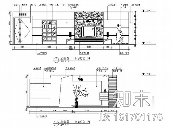 [沈阳]精品住宅公寓全套样板间室内装修图cad施工图下载【ID:161701176】