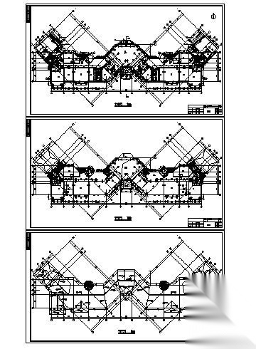 某二层别墅建筑建筑施工图cad施工图下载【ID:149920114】