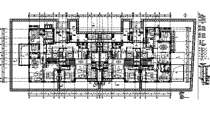 [河南]高层框剪结构住宅施工图(含多栋楼招标与正式版...cad施工图下载【ID:166335199】