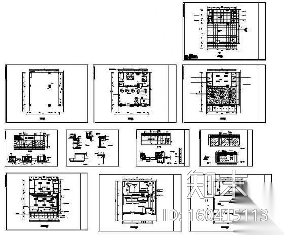 中国移动营业厅装饰施工图cad施工图下载【ID:160415113】